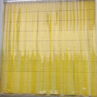 pvc curtain kuning orange set tinggi 215 cm x lebar 190 cm