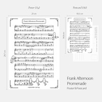 Frank Afternoon Promenade - Postcard & Poster by September Spring