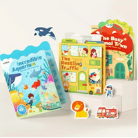 Mideer Resusable Jelly Stickers Mainan Anak Bayi Stiker Kids Baby