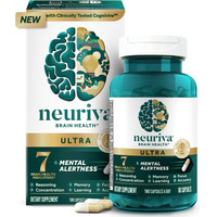 NEURIVA Ultra Brain Supplement for Mental Alertness, Memory, Focus & C