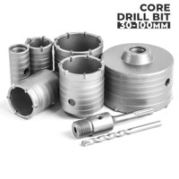 Allefix Mata Bor Bobok Tembok Beton Hollow Core Drill Bit 30-100MM