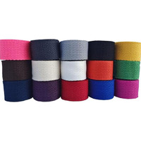 Cotton Webbing 1 Inch 45 Yards 15 Colors Mediumweight Polyester Cotto