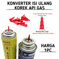 Kepala Adapter Konverter Alat Isi Ulang Korek Api dari Gas Portable