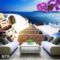 Wallpaper 3D custom laut pantai walpaper nature alam sea beach