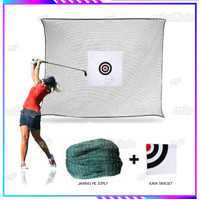Jaring Latihan Golf 30ply & Kain Target Golf Net Driving Berkualitas