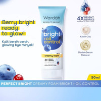 Wardah Perfect Bright Creamy Foam Brightening Oil Control 100 ml