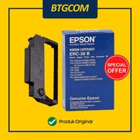 CARTRIDGE PITA RIBBON PRINTER KASIR EPSON ERC-38 B/38B/ERC38/ERC38B UNTUK DOT MATRIX TMU-220/TMU-220B/TMU-220D/TM-U220/TM-U220B/TM-U220D BLACK ORI