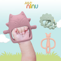 LITTLE NINU Baby Teether Silicone Mainan Gigitan Bayi Silikon Animal BPA Free