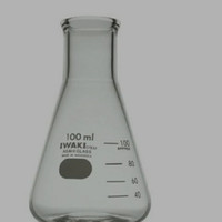 Erlenmeyer flask labu erlenmeyer gelas erlenmeyer IWAKI 2 ltr 2000 ml