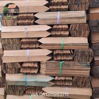 Rekomendasi #sedia Atap Sirap Kayu Ulin Ukuran Panjang 60cm Lebar