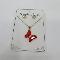 Kalung titanium 45cm Kalung Fashion