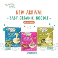 Yummy Bites Baby Organic Noodles - Mie Sehat Bayi Organik 200gr