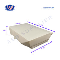 Paper Lunch Box / Tempat Makan Kertas (50 Pcs)