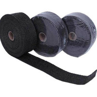 EXHAUST WRAP PEMBUNGKUS HEADER KNALPOT HITAM 2 INCH