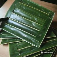 sarana upacara keagamaan Taledan banten slepan Ukuran 22x22cm