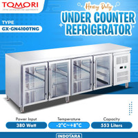 Kulkas Meja / TOMORI UNDER COUNTER GX-GN4100TNG