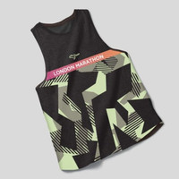 Threshold Singlet London Maraton - Black Green