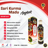 Sari Kurma Madu Angkak - Obat Demam Berdarah Herbal Penambah Trombosit Sari Kurma Madu Angkak 470 - 280 gram