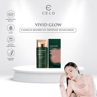 CELO VIVID GLOW CAMELIA BROAD UV DEFENCE SUNSCREEN - MADE IN KOREA