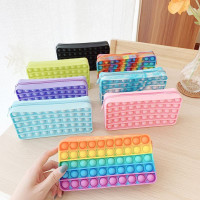 [COD] TEMPAT PENSIL KARET POP IT PITA RAINBOW MOTIF KARAKTER LUCU BAHAN KARET ELASTIS