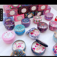 Lilin Aromaterapi Scented Candle Hampers Hadiah Premium 1 pc