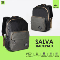 FOURTYFOUR SALVA - Tas Ransel Pria Wanita Casual Premium Tas Backpack Laptop Original