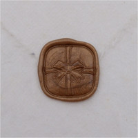 Square gift wax seal / lilin DIY / hiasan kado hadiah unik