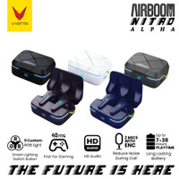 Vyatta Airboom Nitro Alpha Tws Bluetooth Headset Earphone Gaming Rgb
