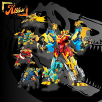 SEMBO Blok Bangunan Robot Dinosaurus Original building block 4in1 205074-77