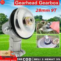 Serbaguna Gear Case Segi 4 Kepala Pisau Mesin Potong Rumput 28Mm