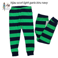 celana panjang anak bayi baby hijau salur branded murah