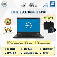 TERMURAH LAPTOP DELL LATITUDE E7470 CORE I5-6th RAM 8GB SSD 256GB