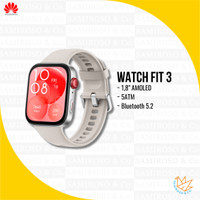 HUAWEI WATCH FIT 3 Smartwatch - Garansi resmi