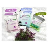 HIBIS PANTYLINER PANTY MIX PEMBALUT WANITA HERBAL KEWANITAAN KEPUTIHAN PINK BIRU HIJAU SIANG MALAM REGULER REGULAR NIGHT HEAVY USE