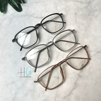 【BELI 1 PCS MINUS GRATIS 1 KACAMATA】Kacamata Unisex Photocromic Bluecromic Minus Lentur HG2189