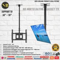 BRACKET BRAKET BREKET TV GANTUNG PLAFON DAN DINDING 70 65 60 55 50 43 40 32 INCH