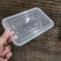 Thinwall Envi 500ml Rect -Bening Kemasan Food grade isi 25 set murah