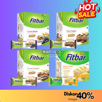 Fitbar Multigrain Delight 1 Box // Kalbe Nutritionals Fit Bar Snack Rendah Kalori Energy Bar Snack Sehat rasa Cheese, Tiramisu, Choco, Fruit 20gr MURAH!