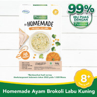 PROMINA 8+ Homemade Bubur Ayam Brokoli Labu Kuning Box - 100gr