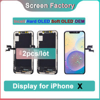 2 Pcs Wholesale OLED Incell LCD for iPhone X Display Digitizer