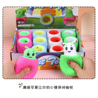 ( KKM ) Squishy Karakter Ulat Warna Mainan Pencet Anak Latih Motorik
