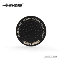 MHW-3BOMBER 58.5mm Espresso Puck Screen Black Titanium Plated/ Filter Basket Portafilter Stainless Coffee Shower Screen