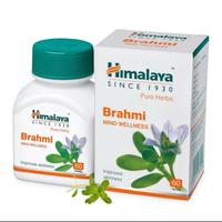 Himalaya Brahmi Herbal Nootropics Suplemen Otak Pintar Ingatkan Kuat Isi 60Tablets