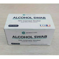 alkohol swab hexacare 100 pcs