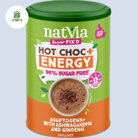 Natvia Hot Choc+ Energy Drinking Chocolate 200g