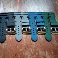 tali jam tangan rubber strap 26mm panerai dll tali jam tangan karet