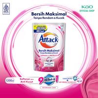 Attack Plus Softener 1200ml - Deterjen Cair Untuk Mesin Cuci