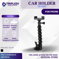 TRIPLEDI Flexible Suction Cup Car Holder Action Cam TD1501 Dudukan HP