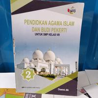 buku pendidikan agama Islam dan budi pekerti kelas 2/8 SMP Erlangga