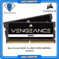 Ram Corsair 16GB (2 x 8GB ) DDR5 4800Mhz Sodimm Memory Memori (2x8GB)